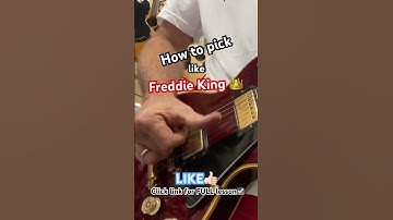 Thumbnail of Freddie King’s RT hand picking technique/Hybrid pick/Hideaway/ Click link 4 LESSON 1984 LesPaul Cu