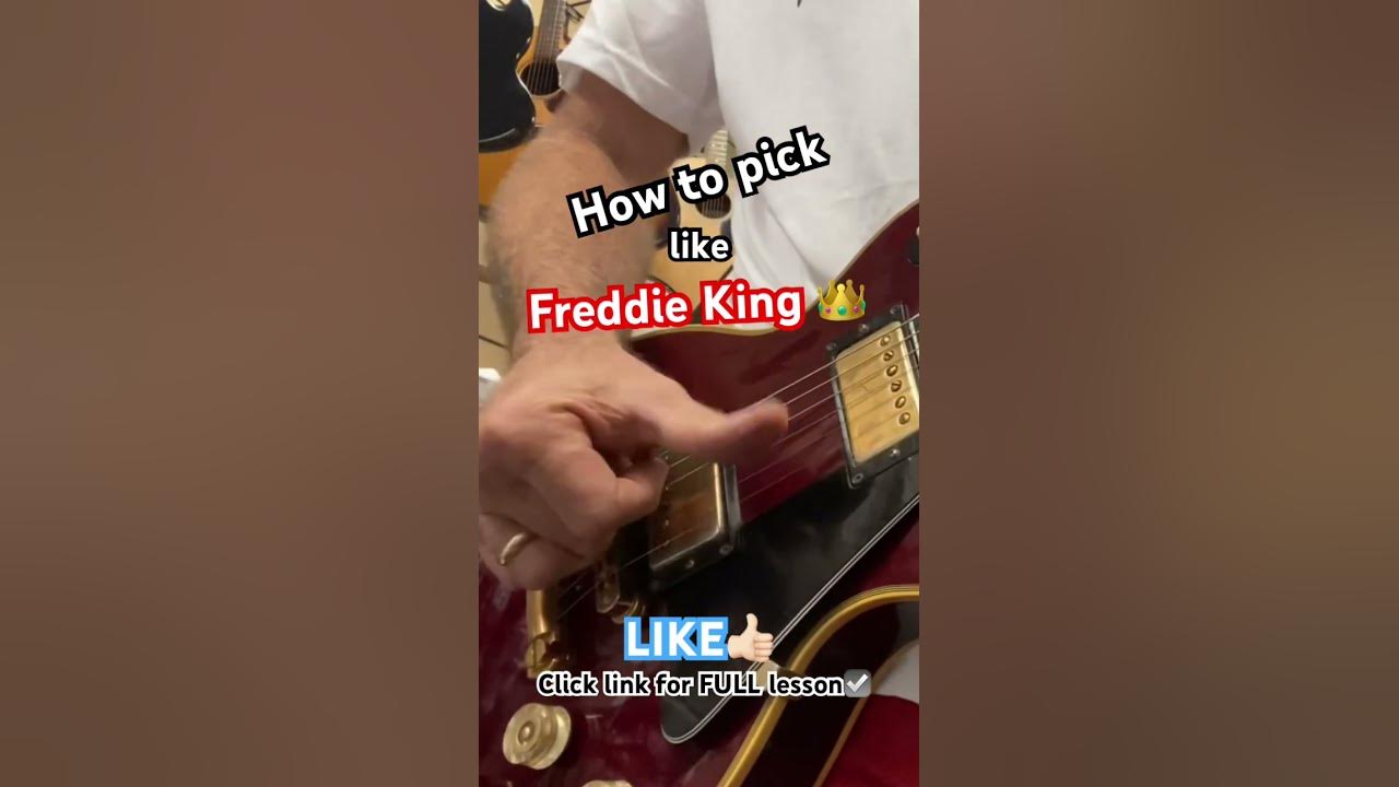 Freddie King’s RT hand picking technique/Hybrid pick/Hideaway/ Click link 4 LESSON 1984 LesPaul Cu