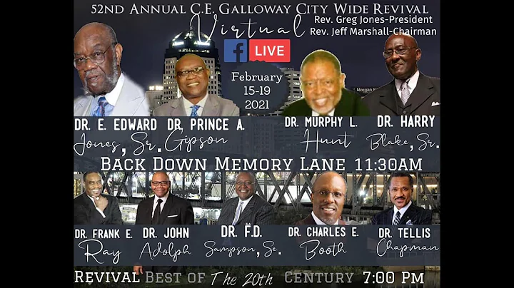 52 City Wide Revival continues with Dr. F D SAMPSON