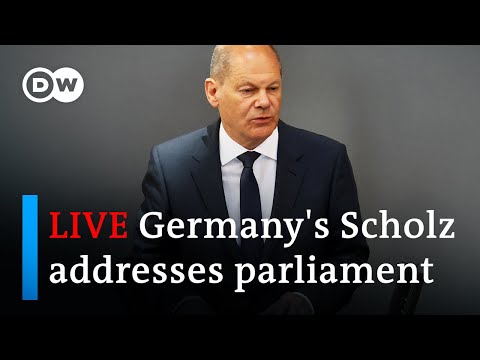 Watch live: german chancellor olaf scholz addresses parliament