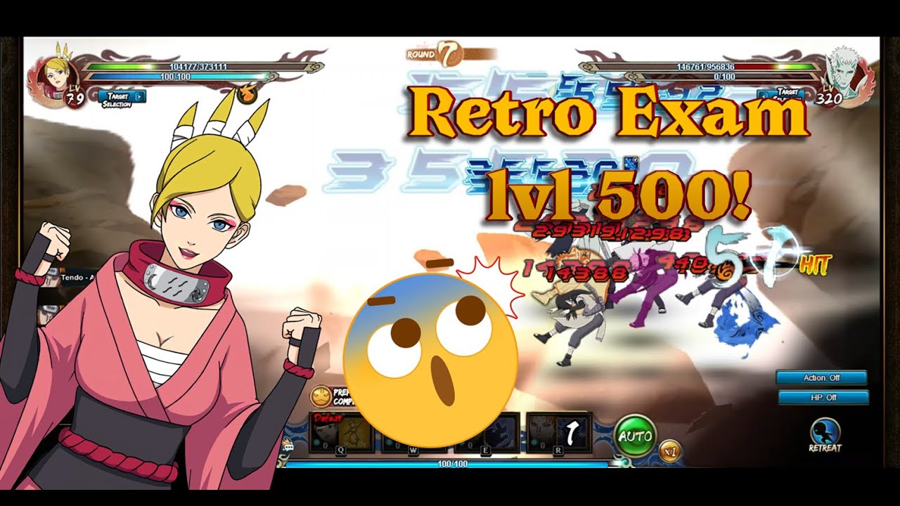Retro Exam (Ninja Exam lvl 500) - Naruto Online (Lisy)