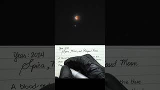 Total Lunar Eclipse and Mars 🌘 | Ennui to Ink X NASA APOD