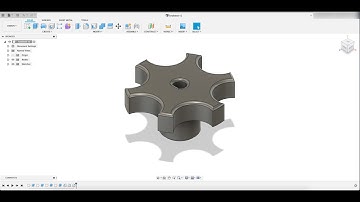 How to model a 3d printer extruder knob in Fusion 360