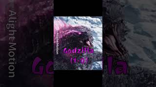Godzilla (Evolved) Vs Godzilla Minus One #battle #edit