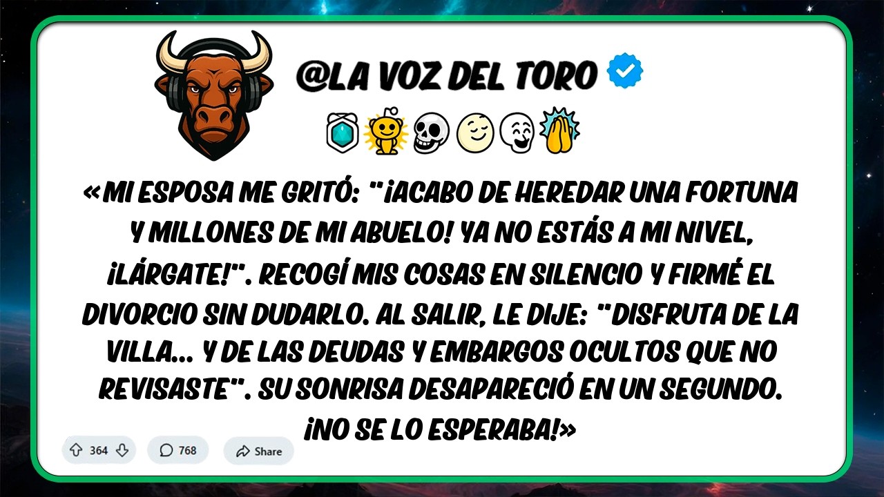 Mi Esposa Heredó Todo y Me Humilló Frente a Su Familia. Lo Que Hice Después...