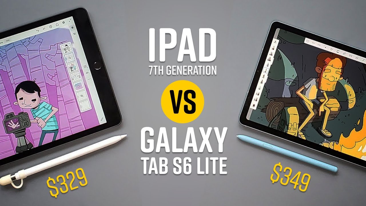 Ipad Vs Galaxy Tab S6 Lite Youtube