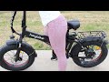 Electric Bike E-Bike $1069. HEYBIKE MARS All Terrain Electric Fat Tire FOLDING Bike Review 23 MPH