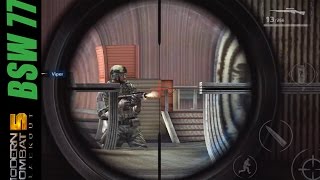 Modern Combat 5 - QuickScope Clase Francotirador - BSW 77 (iOS) screenshot 1