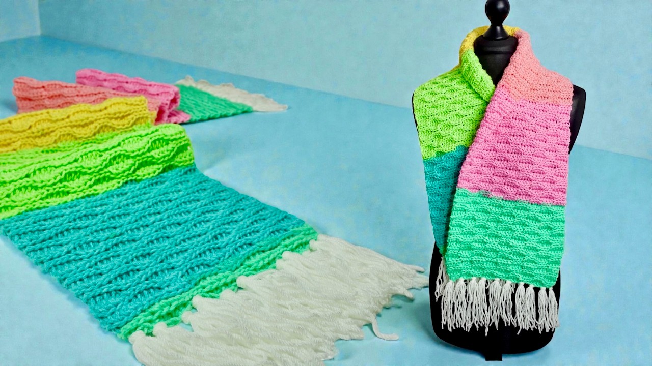 Einfach anfangen, nicht mehr aufhören 🧣 | Mandelrippen Schal