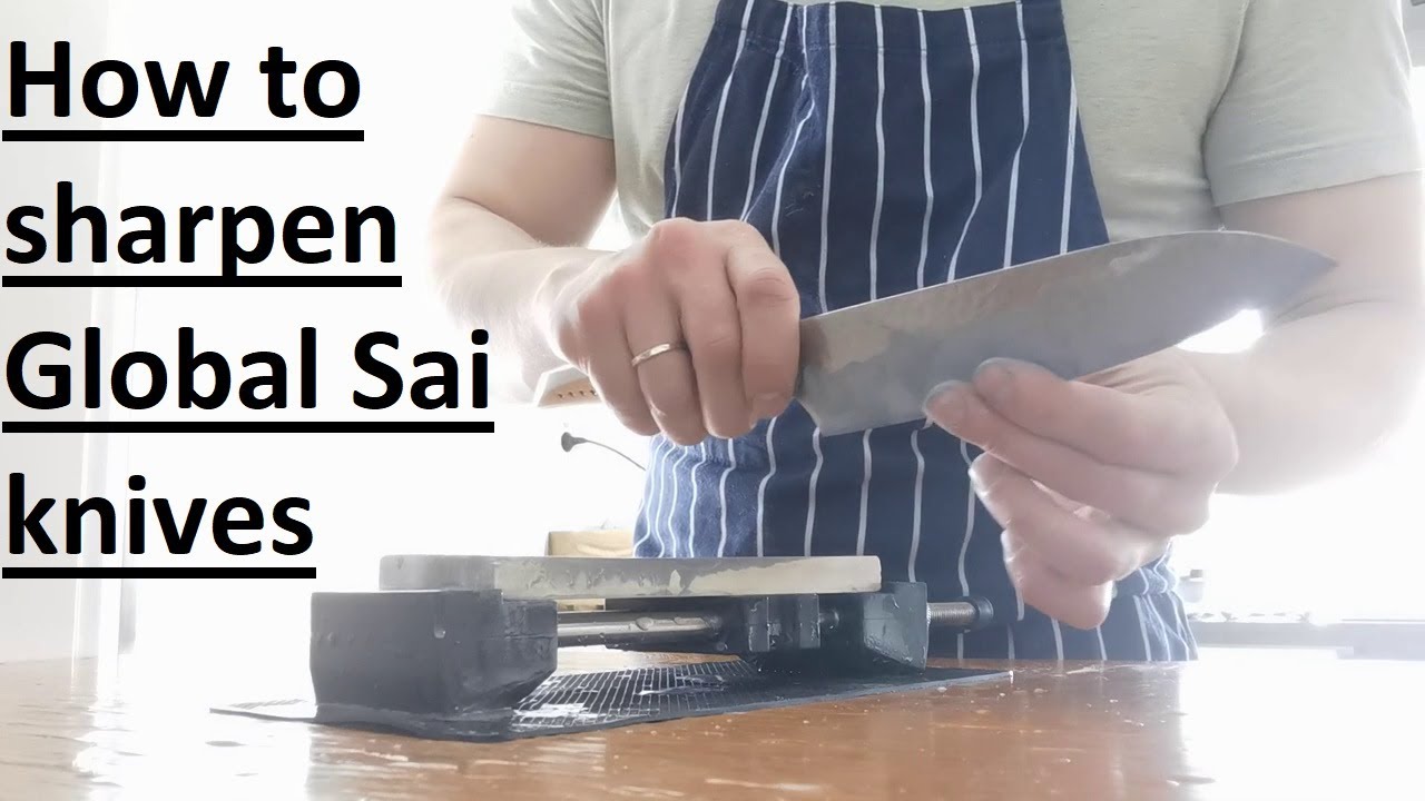 Global SAI how to sharpen Global knives. YouTube