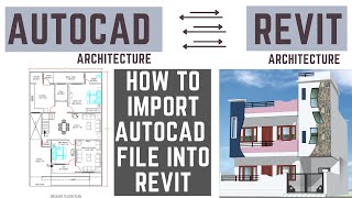 How to Insert AutoCAD Plan in REVIT Architecture | All Hidden Settings