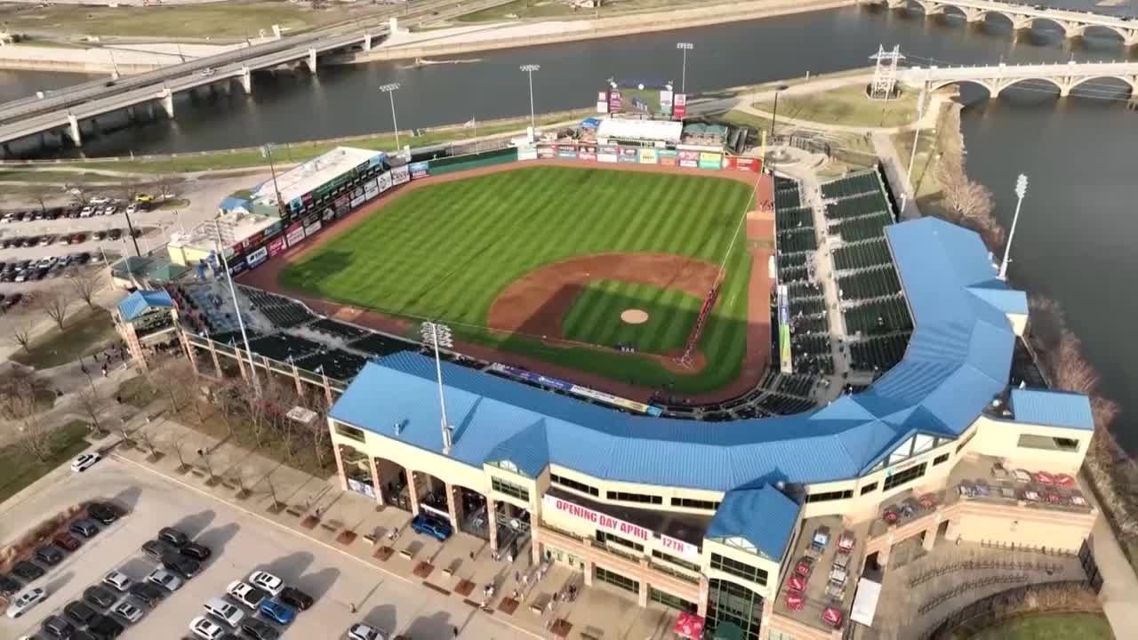 Iowa Cubs at Principal Park in Des Moines, Iowa.