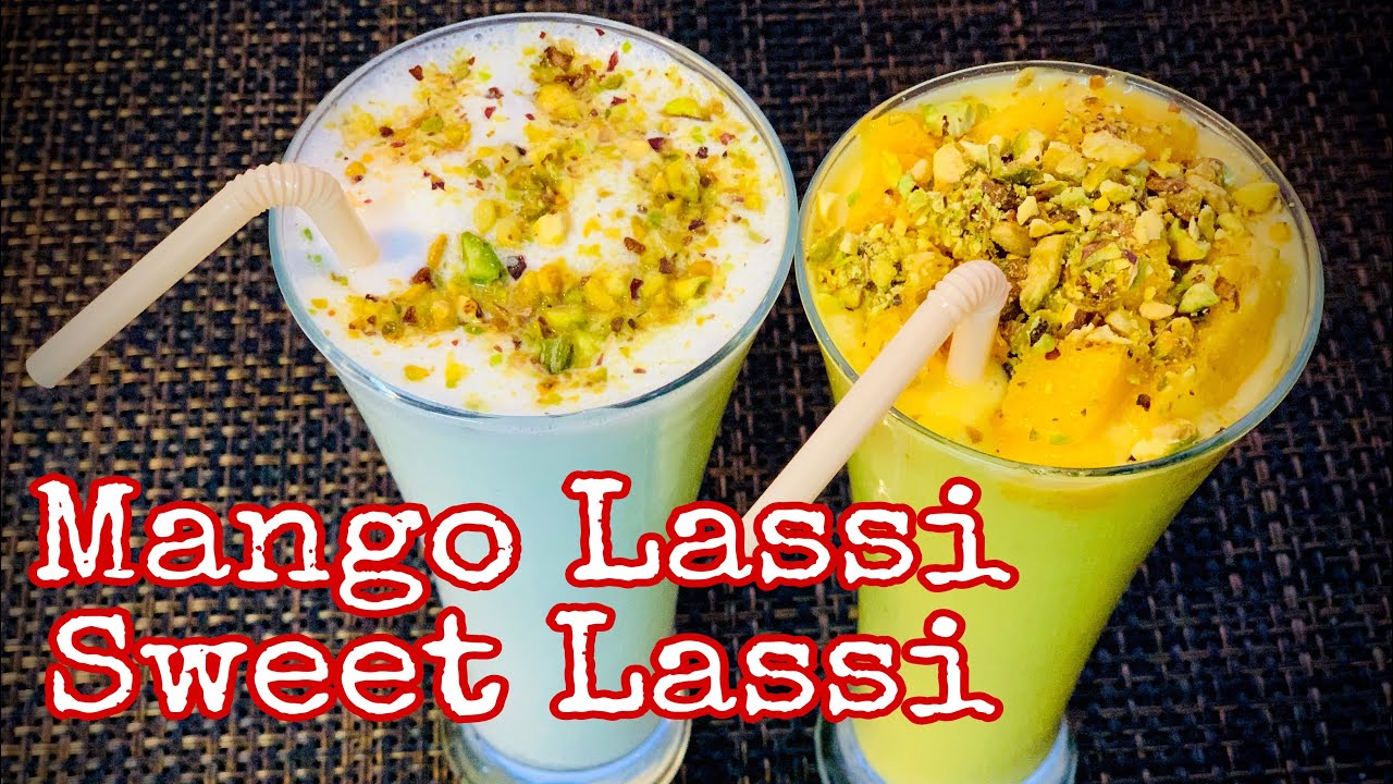 എളുപ്പത്തിൽ രണ്ടു ലസ്സി||Two types of Lassi||Mango Lassi||Plain Lassi ...