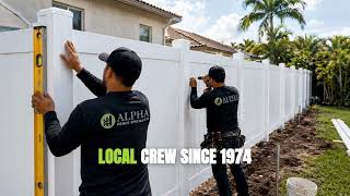 Fence Company in Stuart, FL | Alpha Fence Specialists Since 1974