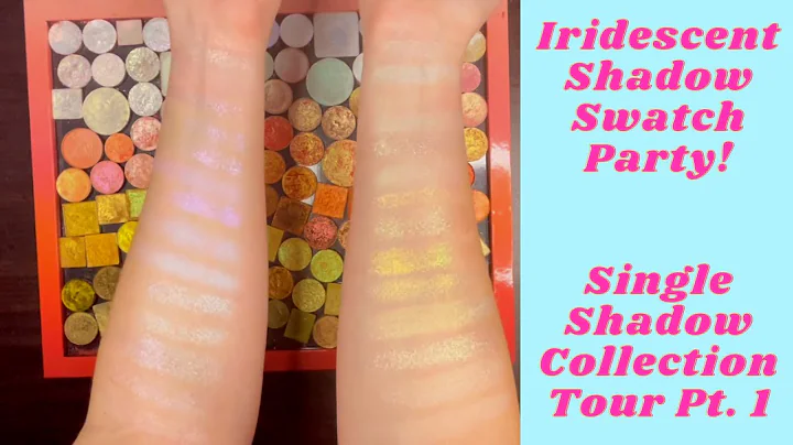 Swatching All of My Iridescent Shadows Single Shad...