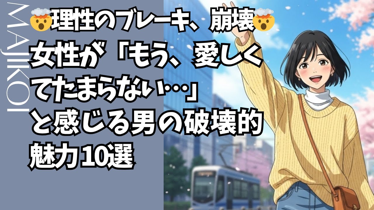 🤯理性のブレーキ、崩壊🤯 女性が「もう、愛しくてたまらない…」と感じる男の破壊的魅力 10選