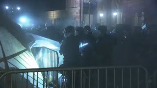 Police Move In, Begin Dismantling Encampment At Ucla