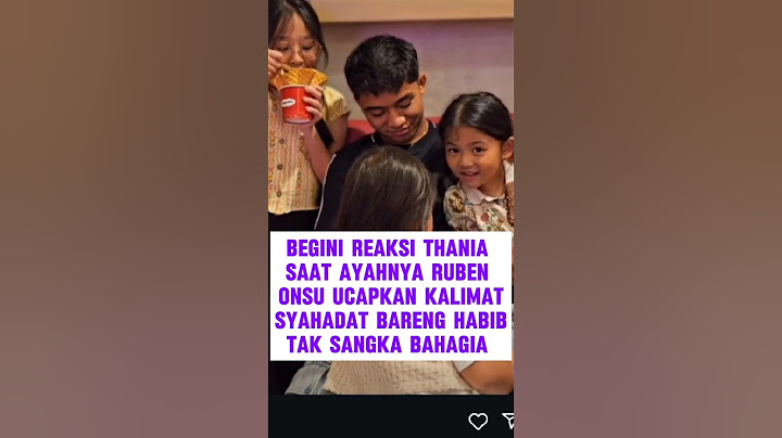 reaksi Tania usai Ruben mualaf #rubenonsu #sarwendah #betrandpeto #raffiahmad