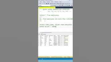 SQL Interview Questions | SQL Query to Find Employees Earning Above 50K | WHERE Clause in SSMS