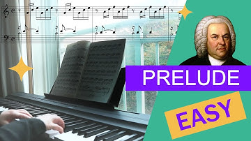 Bach Prelude in C Major | Easy Piano Songs for Beginners