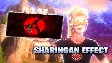 How to make sharingan effect like | ruok ff in kinemaster android