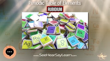 Rubidium 🔬⚛️🔬 Periodic Table of Elements Series 🔬⚛️🔬