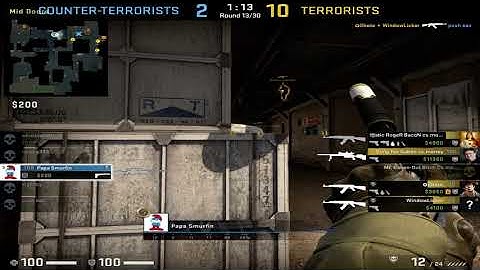 [MM] Dust2 1v4 Awp Ace