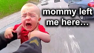When Cops Rescue Kids Abandoned By Heartless Parents