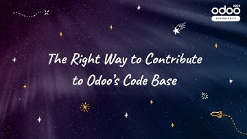 The Right Way to Contribute to Odoo