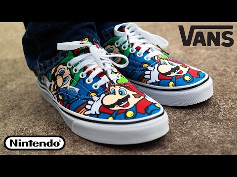 Vans x Nintendo Collection Mario & Friends Shoes | RETRO Gaming Fashion! | Raymond Strazdas