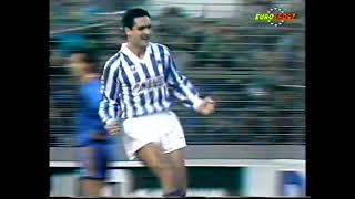 1980s Retro Football Footage Eurosports Barcelona vs Real Malaga plus Valencia  Other Highlights