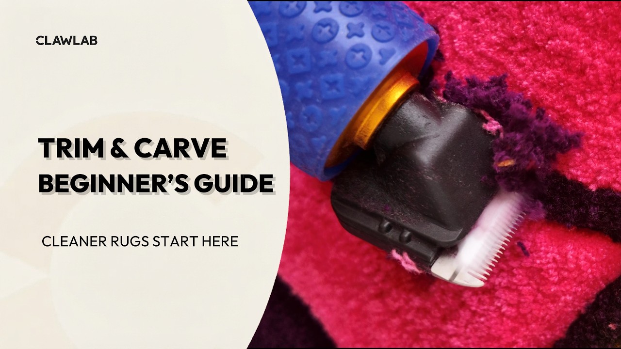 Trim & Carve Tufted Rugs for Beginners | Step-by-Step Tutorial