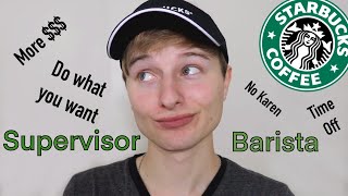 Barista vs Shift Supervisor at Starbucks | What its like working at Starbucks