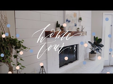 Mid Century Modern Home Tour (Living Room & Kitchen)