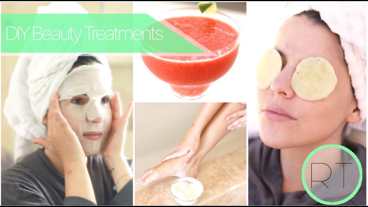 DIY Summer Beauty Treatments (Sheet Masks, Eye Pads, After Sun Gel)