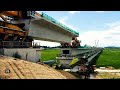 Super Cepat KERETA CEPAT Pasang Girder  | pembuatan jalan jembatan super cepat slj 900