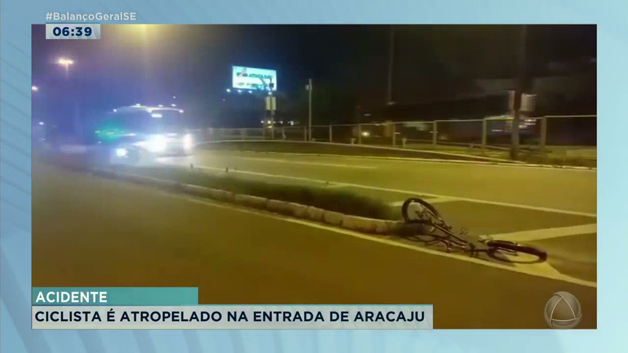 Acidente: ciclista é atropelado na entrada de Aracaju - Balanço Geral Manhã