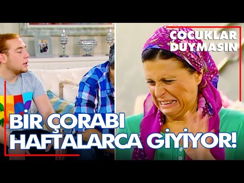 Çocukların bekar evi Emine'nin midesini bulandırdı😅  - Çocuklar Duymasın 8. Bölüm