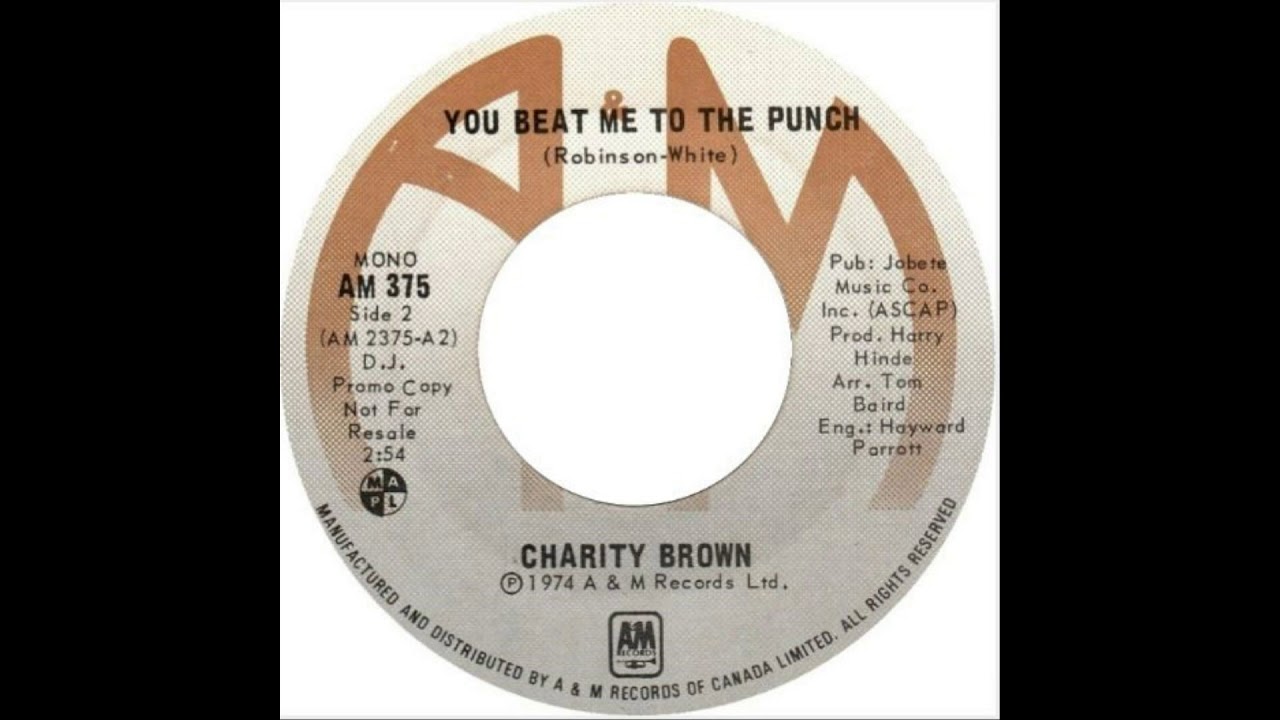 Charity Brown - You Beat Me To The Punch - YouTube