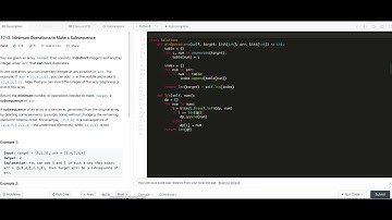 Leetcode 1713. Minimum Operations to Make a Subsequence