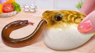 Most Satisfying Miniature Food Compilation - 1000+ Puffer Fish Recipe Idea | Mini Yummy Asmr