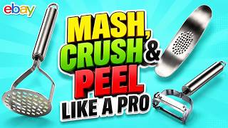 Stainless Steel Potato Masher, Garlic Crusher Rocker & Julienne Peeler | Smart Kitchen Tools Review screenshot 1