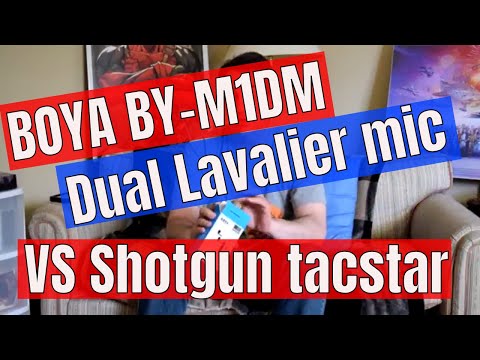 Boya BY-M1DM Dual Lavalier Microphone review and test.