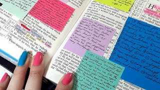 Worried About Using Post-it-notes In Your Bible? Don't Miss This  #postitnotes #catwoods 