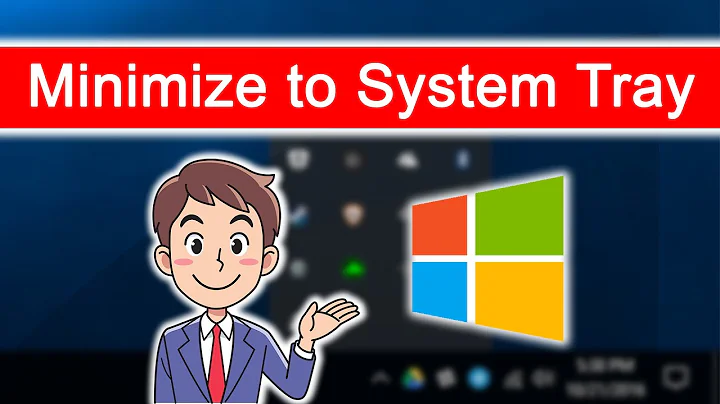How to Minimize a Windows Program to the System Tray