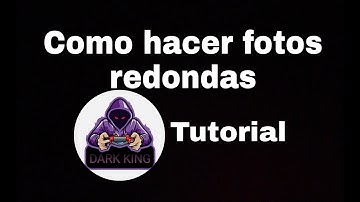 Como hacer fotos redondas