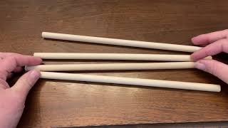 Wooden Dowels for Art Projects and DIY #dowels #art #crafts