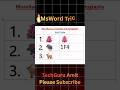 Ms Word Alt-X Code Tricks That Actually Work #msword #mswordtricks #officehacks