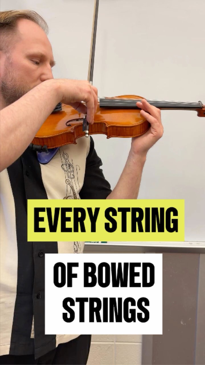 Every String of Bowed String Instruments - YouTube