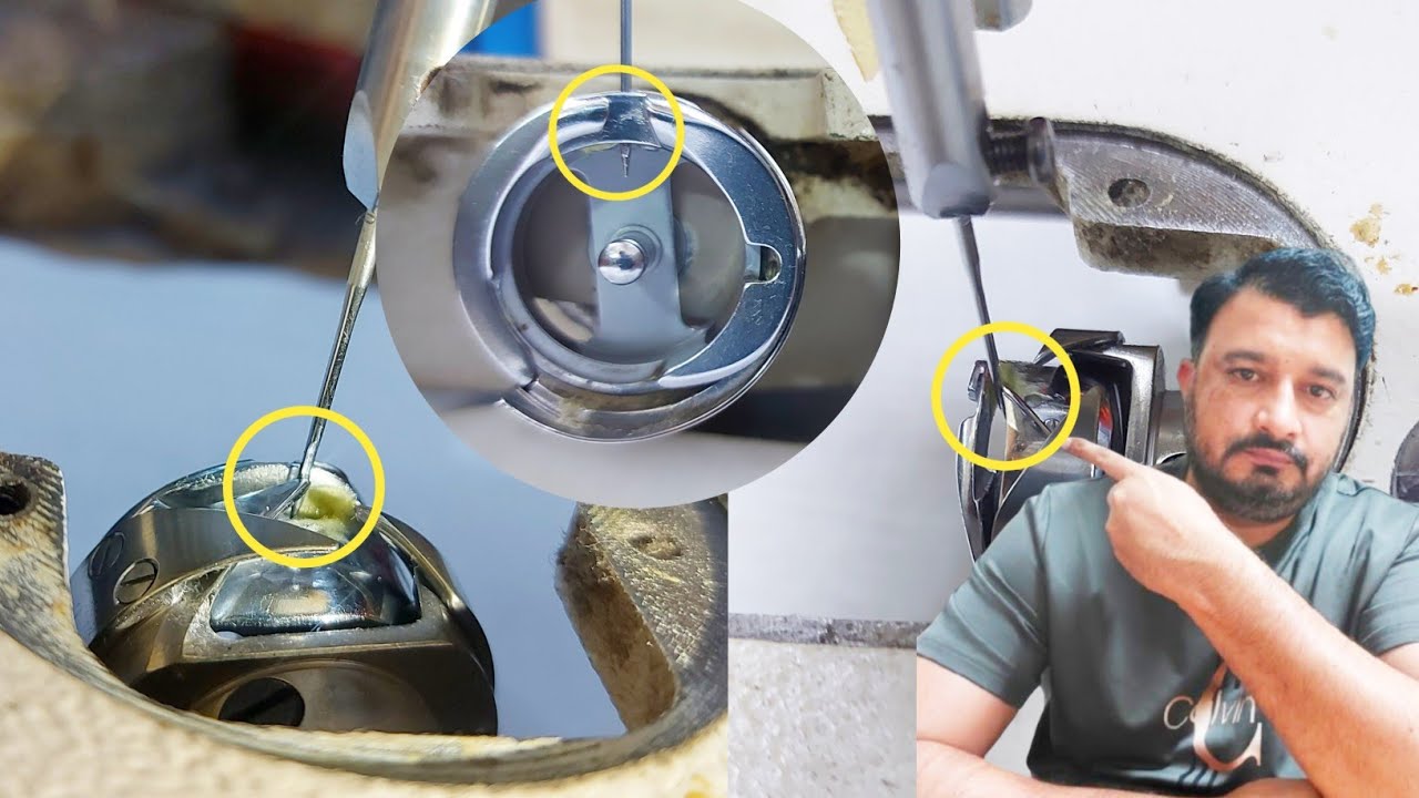 Shuttle Aur Sui Ki Setting Kaise Karen | Shuttle Timing Adjustment, Silai Machine Ka Shuttle Setting